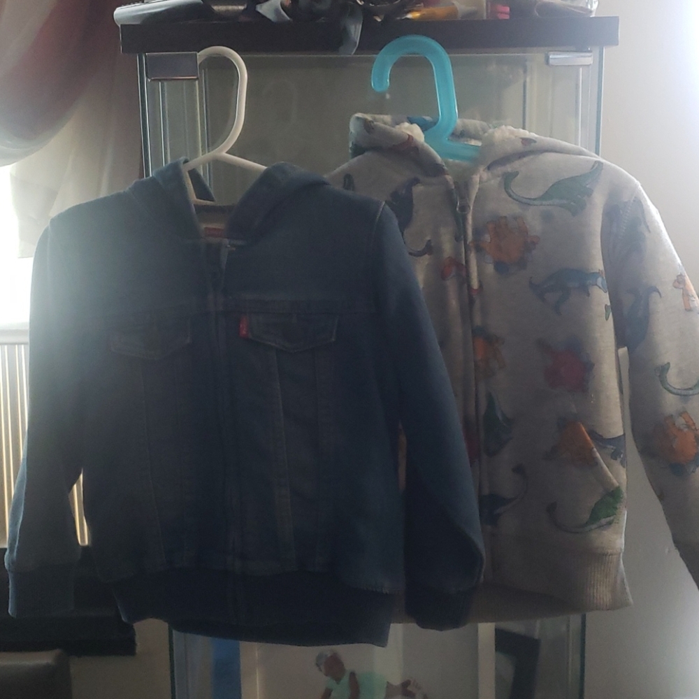 Toddler boy Jacket and  Sweater Jacket.